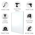 thumbnail image 6 of KastLite 4" x 6" Clear Acrylic Sheet | 1/8" (.125") Thick | OPTIX Lightweight Plexiglass | For Craft Projects, Signage, DIY Projects & More | 5 Pack, 6 of 6