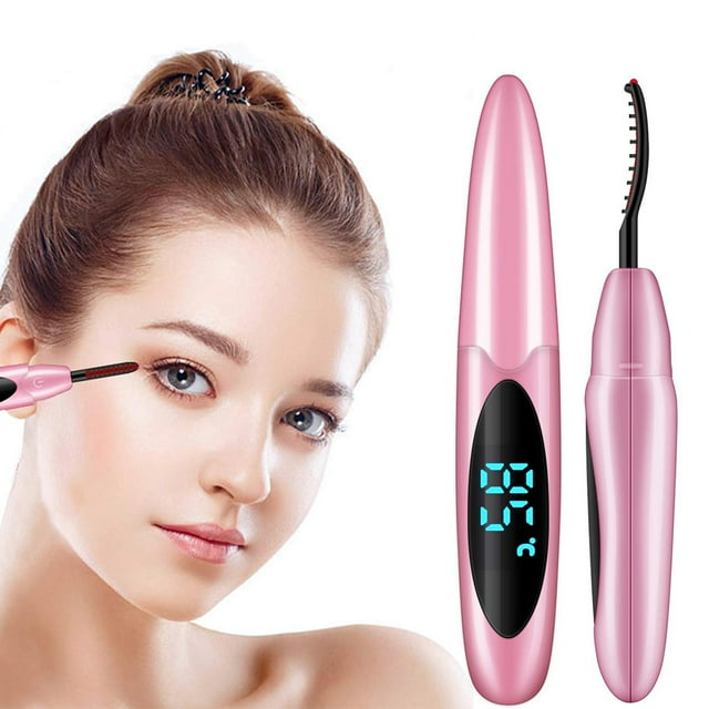 Heated Eyelash Curler,3 Temperature Modes Quick Preheating Heat Lash