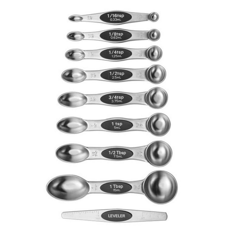 MIU Stainless Steel Measuring Cups and Spoons, BPA Free, Set of 15
