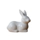 thumbnail image 1 of Figuritas de conejo de cerámica Toystoory decoración blanca pura 1 pieza, 1 of 6