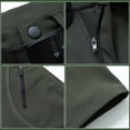 thumbnail image 3 of Men's Water-Repellent Windproof Fleece Lined Outdoor Pants 5 Pockets, 3 of 17
