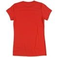 thumbnail image 2 of Tags Weekly Womens Solid Basic T-Shirt, Red, Medium, 2 of 2