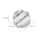 thumbnail image 2 of Tapa de fermentación de vidrio con asa ergonómica y peso de vidrio grueso para frascos Mason., 2 of 7