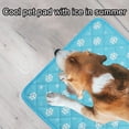thumbnail image 5 of Summer ice silk cool pet mat print breathable non-slip dog mat pet cooling ice mat cat cooling mat, 5 of 5
