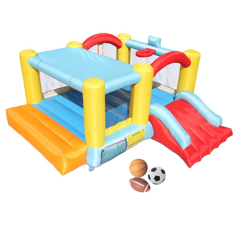 Ktaxon Kids Inflatable Bouncer House Castle with Ball Pit Jumper