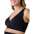 thumbnail image 4 of Ingrid & Isabel For Every Belly Women's Maternity & Nursing Seamless Crossover Bra, 2-Pack, SizesXS-4XL, 4 of 12