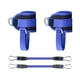 thumbnail image 4 of Juego de correas de soporte de tobillo ajustables, bandas de fitness para gimnasio, 25 x 8 cm, ligeras, multiusos, fáciles de instalar con anillos en Azul, 4 of 8