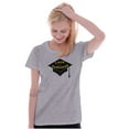 thumbnail image 4 of Funny Graduation I Done Graduated Womens Slim Fit Graphic Tee Brisco Brands L, 4 of 5