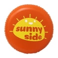 thumbnail image 1 of Disco volador,Disco volador suave para juegos deportivos al aire libre para niños,Cojín inflable oscilante Juguetes para el patio Suave,Juguete de disco volador inflable de PVC Naranja, 1 of 8