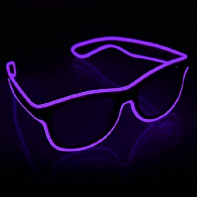 Gafas con iluminación LED YourFocus Wireless que brillan en la oscuridad