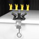 thumbnail image 2 of KKmoom Professional Clamp-on Airbrush Holder Hold 6 Mount Spray Gun Tabletop Bench Station Stand Kit for Airbrush 360°Swivel, 2 of 5