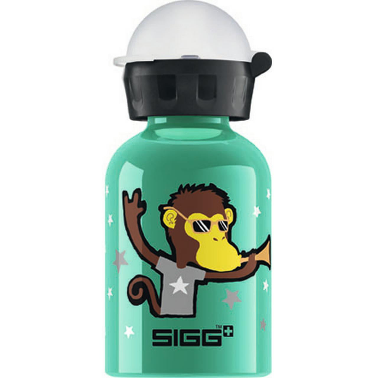 Sigg Water Bottle - Go Team - Monkey Elephant - .3 Liters Water Bottles
