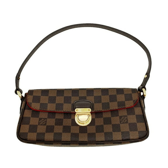 Pre-Owned Louis Vuitton Ravello PM Shoulder Bag Damier Ebene N60007 Brown FL0055... (Good)