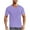 Purple, variant on Mlzmgr V Neck T Shirts for Men Short Sleeve Regular Size Men's Daily Tops Solid Color Summer Trendy T-Shirts