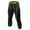 Black green, variant on Monfince Men's Long Pants Compression Gym Running Base Layers Skins Tights Running Pants Men's 7 Points Quick Dry Pants