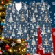 thumbnail image 3 of Puyaiuu Women 2 Piece Christmas Satin Pajama Set Cute Print Long Shirt Loose Shorts Matching Set Loungewear Gift, 3 of 5