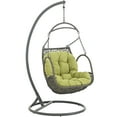 thumbnail image 2 of Modway Arbor Outdoor Patio Wood Swing Chair in Peridot, 2 of 4