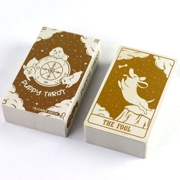 High-Quality Puppy Tarot Card Leisure Entertainment Games Card Family Gatherings Tarot Games Card 78 Card Deck Paper card