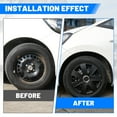 thumbnail image 3 of 4Pcs Set 15" Universal Hubcaps,Wheel Rim Cover Replacement,Snap on Car Truck SUV,PP Material,Black Matte, 3 of 7