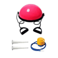 thumbnail image 1 of Bosu Ball High End Fitness 46CM Entrenador de balance con ligas de resistencia, 1 of 2