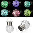 thumbnail image 2 of QUTETN Solar Rotatable Outdoor Garden Camping Hanging LED Round Ball Lights, 2 of 9