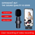 thumbnail image 4 of Wireless Lavalier Microphone For Android,Type-C Interface,Plug-Play Wireless Lapel Mic For Live Recording Outdoor Live,Noise Reduction, Auto Sync on Clearance, 4 of 9