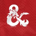 thumbnail image 5 of Dungeons and Dragons Ampersand Mens Lined Mesh Shorts, Red, Large, 5 of 6