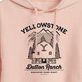 thumbnail image 3 of Yellowstone  - Dutton Ranch  - Juniors Cropped Pullover Hoodie, 3 of 6