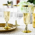 thumbnail image 3 of 12PCS Champagne Flute Creative Disposable Plastic Wedding Cup Champagne Glass, 3 of 6