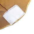 thumbnail image 3 of BalsaCircle Metallic Gold Premium Cocktail Table Cover Fitted Spandex Tablecloth, 3 of 8