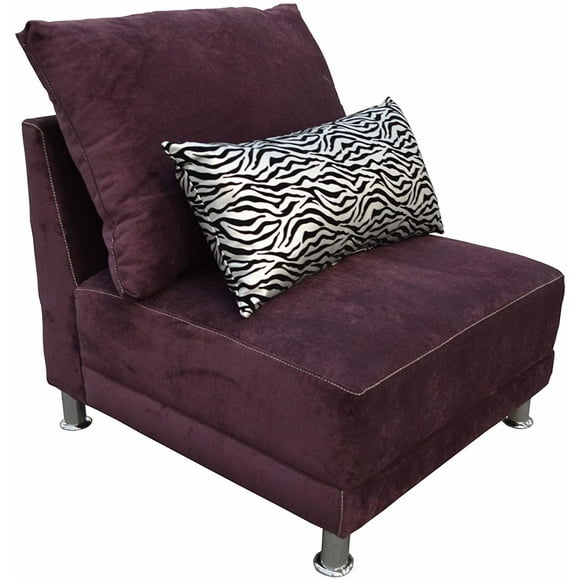 Sillon Ocasional El Bazar Store modelo Fashion terciopelo Morado