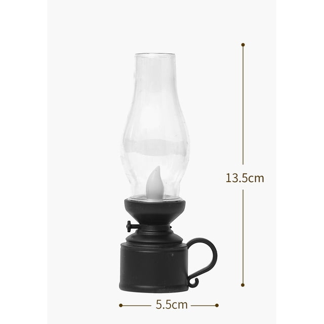 Luz Led para Dormitorio,Vela Electrónica de la Lámpara de Queroseno Luminosa de Navidad,Luz de Caballo Led Ornamento de Escritorio Regalo Lámpara de Viento,Luz Led de Navidad,,