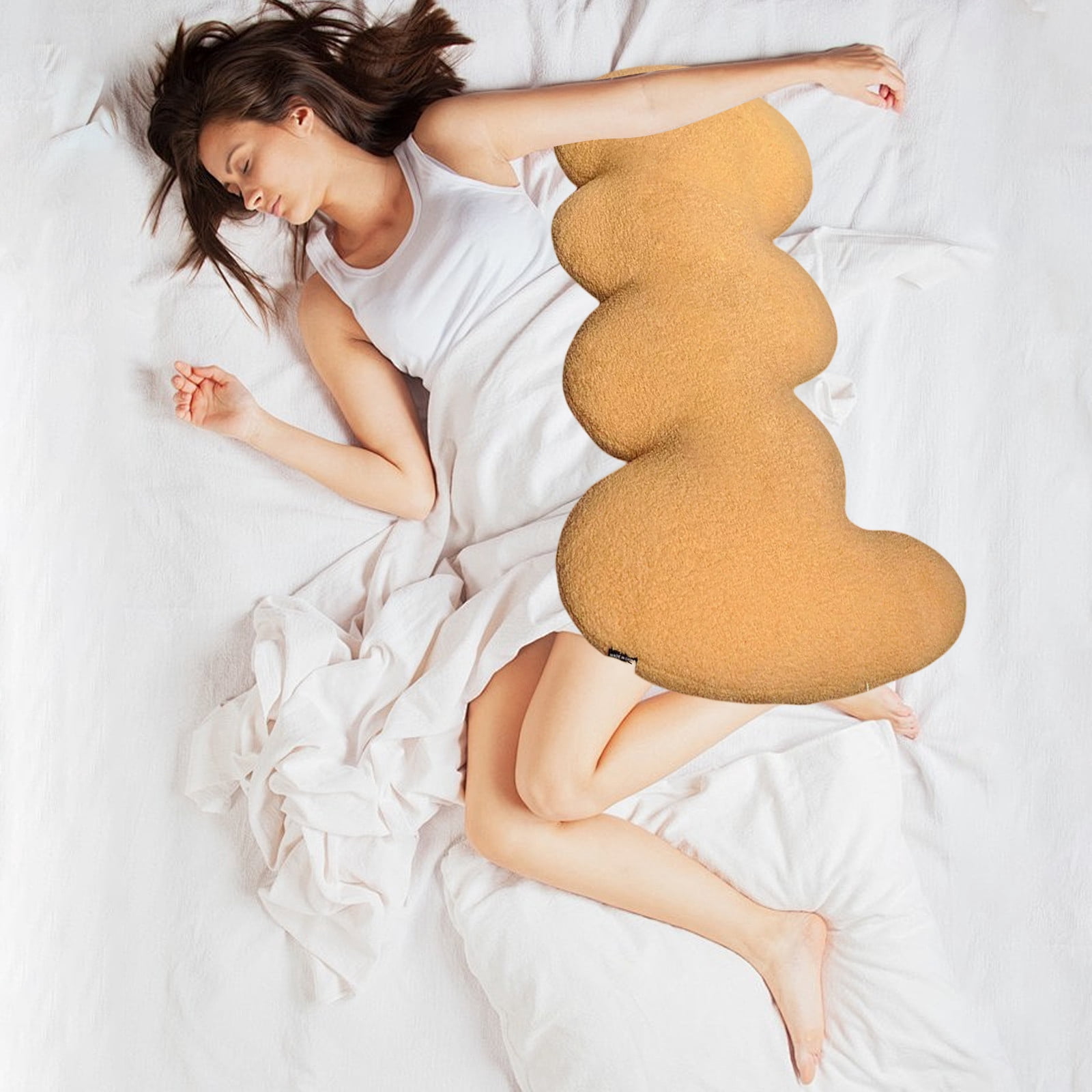 HWRETIE Pregnancy Body Pillow Maternity Support Pillow for Sleeping Back Legs Abdomen Hips Comfortable 39-Inch Full Body Pillow for Women