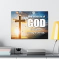 thumbnail image 3 of Scripture Walls The Miracle of God Psalm 118:24 Bible Verse Canvas Christian Wall Art Ready to Hang Unframed, 3 of 18