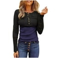 thumbnail image 4 of Tops for Women Trendy Womens Long Sleeve Elbow Patch Shirt Women Small Shirt V Neck Tunic Tops for Leggings Pom Blouses Athletic Recovery Sleepwear Womens Short Short Sleeve Lace Top Loose Navy 2XL, 4 of 6