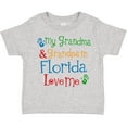 thumbnail image 3 of Inktastic Florida Grandma Grandpa Loves Me Boys or Girls Toddler T-Shirt, 3 of 5