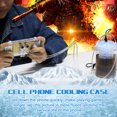 thumbnail image 5 of Universal Transparent PC Water-Cooled Phone Cooling Case for Gaming & Live Streaming - Rapid Heat Dissipation, Prevents Lag, Enhances Performance & Device Lifespan - Includes Ice Packs, USB Cable &, 5 of 5