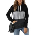 thumbnail image 2 of Women Casual Sweatshirts Fall Loose Lightweight Camouflage Long Sleeves Tops Cute Camo Crewneck Pullover Hoodie S, 2 of 5