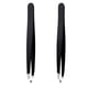 thumbnail image 5 of Vogacara Pinzas para cejas de 1,5 mm, gruesas con acabado mate, duraderas, fáciles de agarrar, diseño ergonómico, cómodas pinzas Type2 NO2, 5 of 6