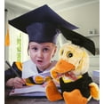 thumbnail image 6 of Dollibu Sitting Duck Graduation Plush Toy - Stuffed Animal Dress Up With Gown & Cap With Tassel Outfit - Congratulatory Graduation Gift - 9" Inch, 6 of 6