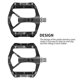 thumbnail image 3 of De Bicicleta 3 Rodamientos Pedal De Bicicleta Pedal De Bicicleta De Montaña De Aluminio Juego De Pedales De Bicicleta Lubricados Accesorios De Bicicleta Antideslizantes Para Bicicletas Kearding OD004074-00, 3 of 6
