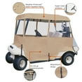 thumbnail image 2 of Classic Accessories Fairway 2-Person Deluxe 4-Sided Golf Cart Enclosure, 2 of 10