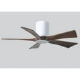 thumbnail image 7 of IR5HLK five-blade flush mount paddle fan in Barn Wood finish with 42” solid matte black wood blades and integrated LED light kit., 7 of 7