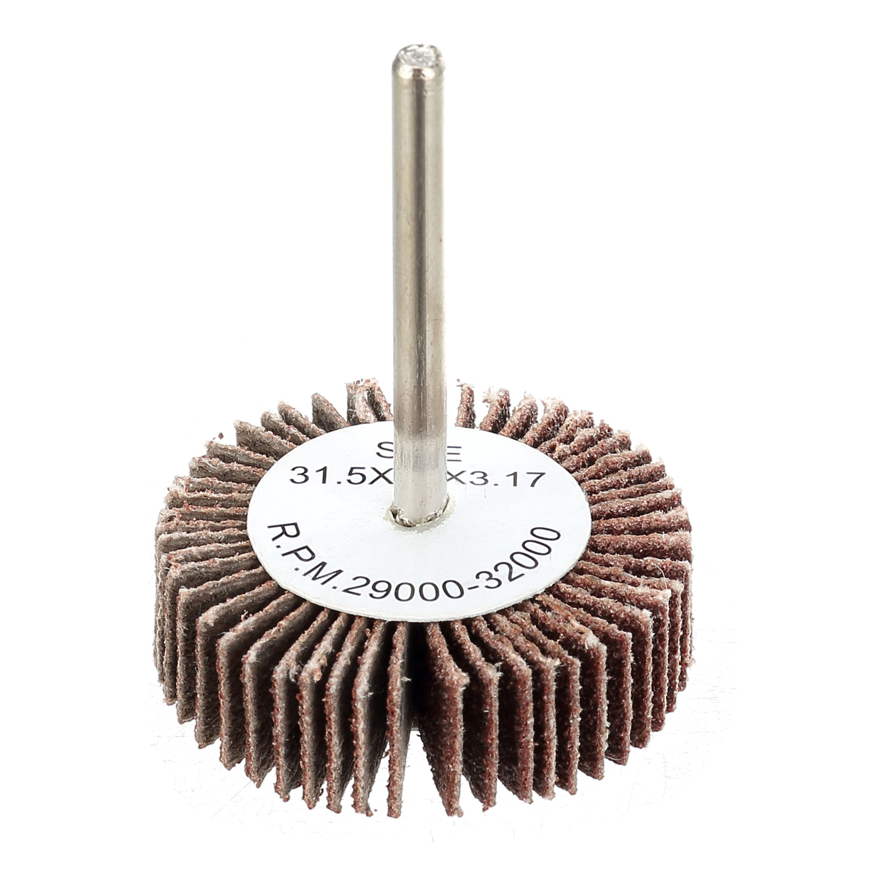 (2 pack) Hyper Tough Flap Wheel, 80 Grit Aluminum Oxide, Brown, New Condition