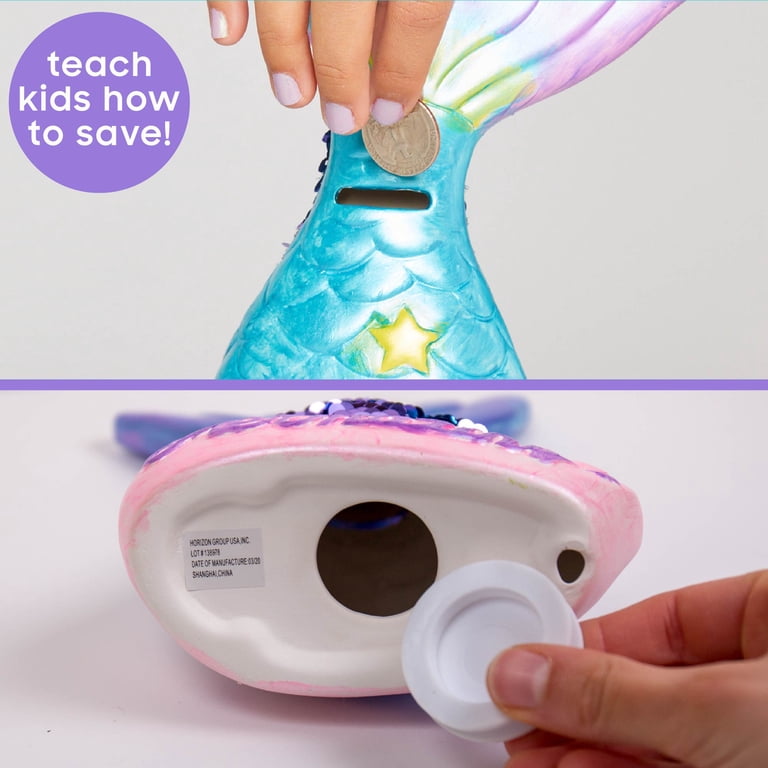 Paint Your Own Mermaid Savings Bank Art Kit photo 5