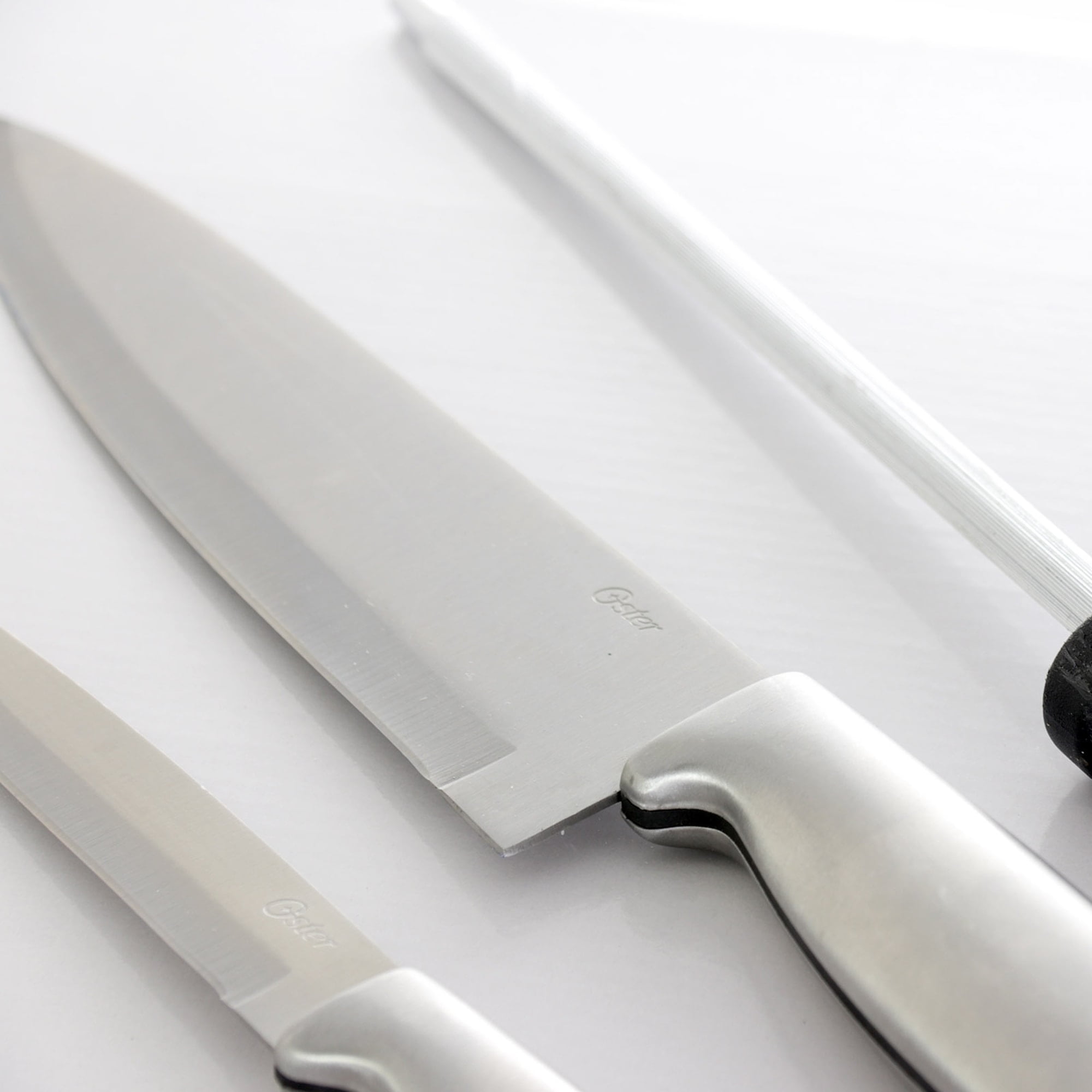 Oster  Baldwyn 4 Piece Stainless Steel Cutlery Knife Set - Black