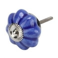 thumbnail image 3 of 3 piezas de cerámica calabazas puerta cajón armario gabinete tiradores perillas (azul), 3 of 8