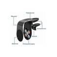 thumbnail image 3 of Magnetic Car Phone Holder[Set of 2], Car Magnet Car Phone Holder on Air Vent 4*5.7cm,Black, 3 of 5