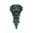 thumbnail image 3 of Green Verdigris Cast Iron Lion Head Door Knocker, 3 of 4