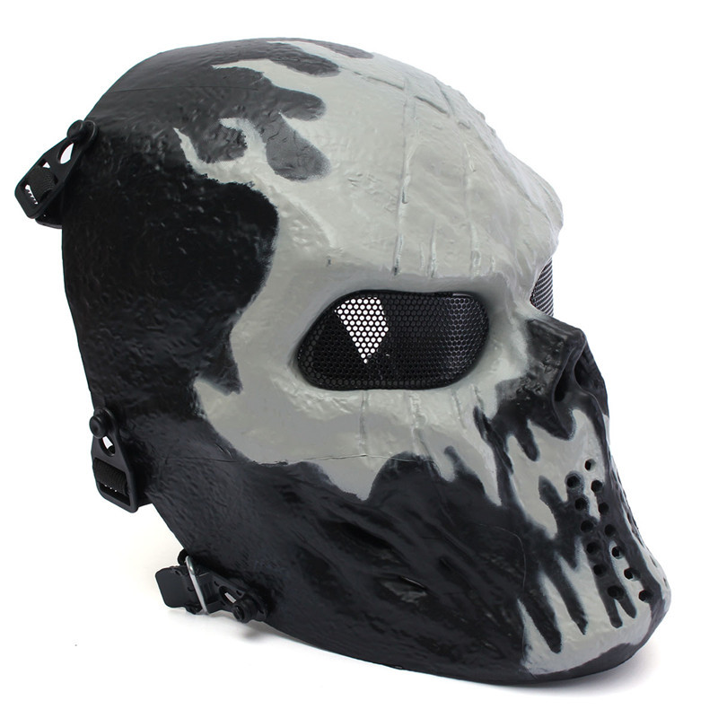 Outdoor Tactical Gear Mask Airsoft Mask Overhead Skull Mask Cs War Game Mask  - Walmart.com
